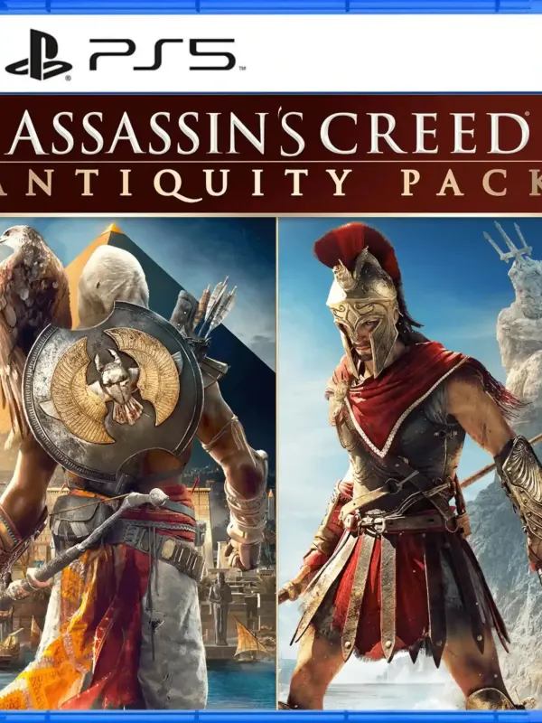 Portada de Assassins Creed Antiquity Pack para PS5