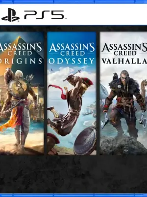 Portada de Assassins Creed Mythology Pack para PS5