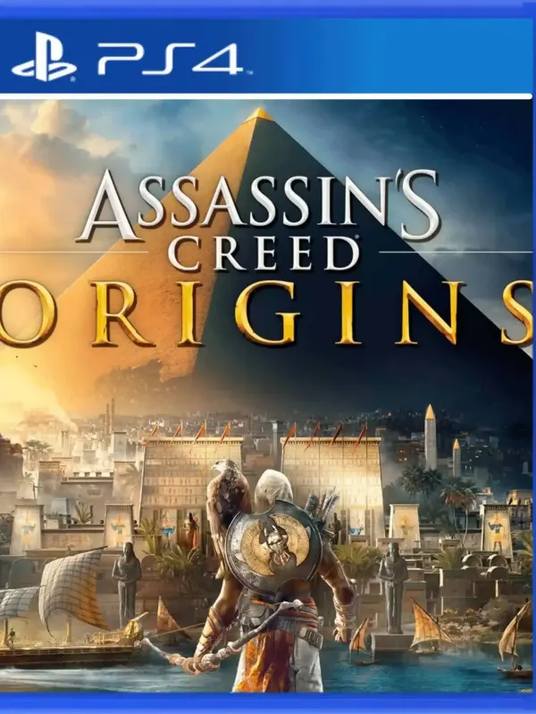 Portada de Assassins Creed Origins para PS4