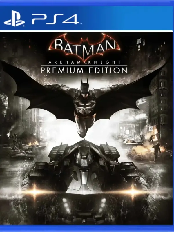 Portada de Batman Arkham Knight Premium Edition para PS4