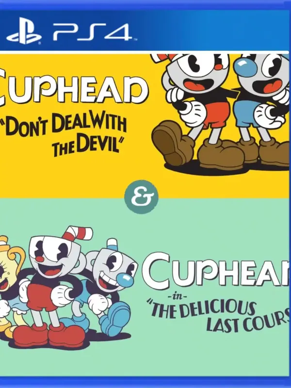 Portada de Cuphead & The Delicious Last Course para PS4