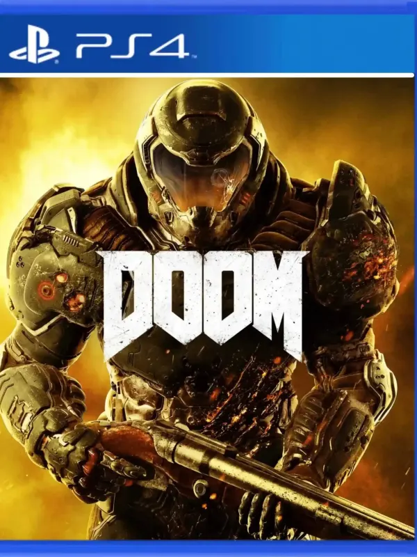 Portada de DOOM para PS4