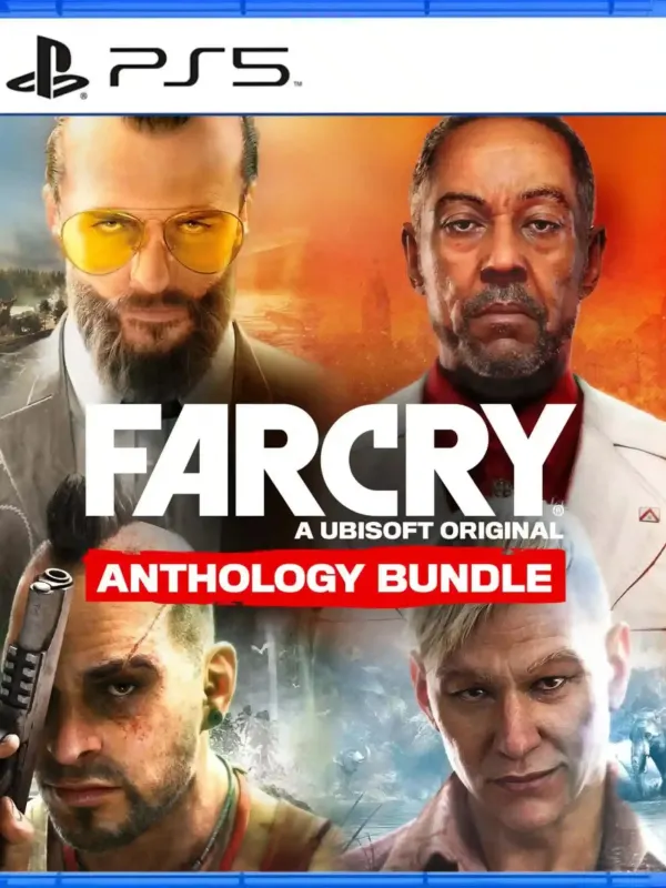 Portada de Far Cry Anthology Bundle para PS5