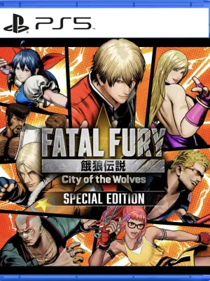 Portada de Fatal Fury: City of the Wolves para PS5