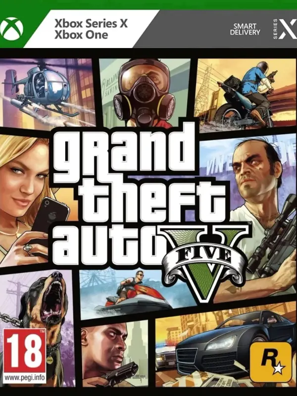 Portada de Grand Theft Auto V (GTA V) para XBOX