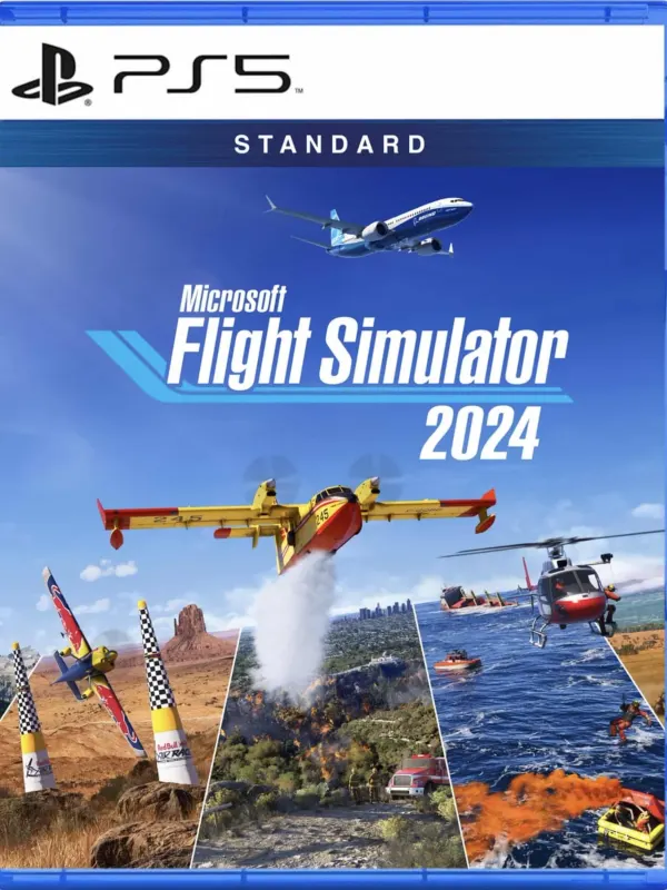Portada de Microsoft Flight Simulator 2024 para PS5