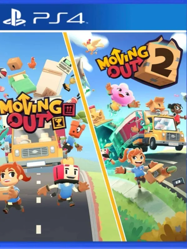 Portada de Moving Out + Moving Out 2 Bundle para PS4