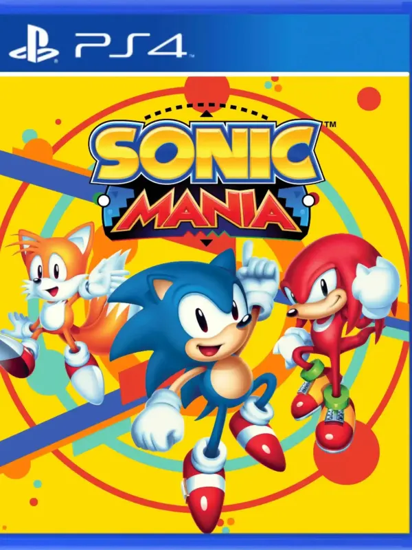 Portada de Sonic Mania para PS4